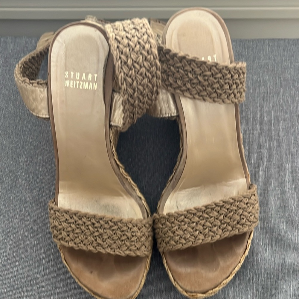 Stuart Weitzeman sandals.